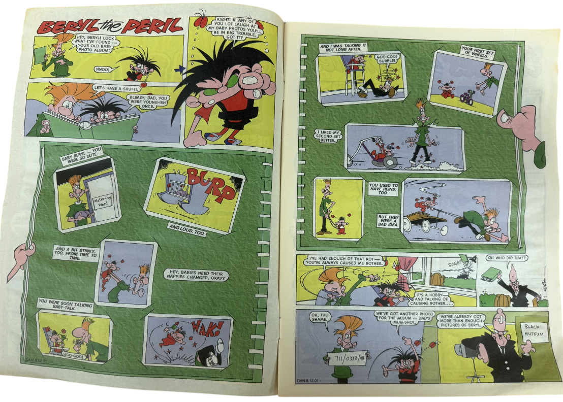 Vintage 2001 The Dandy Weekly Boys And Girls Comic Issue No.3133 December 8th 2001 By D C Thompson & Co (6.0 Grade)