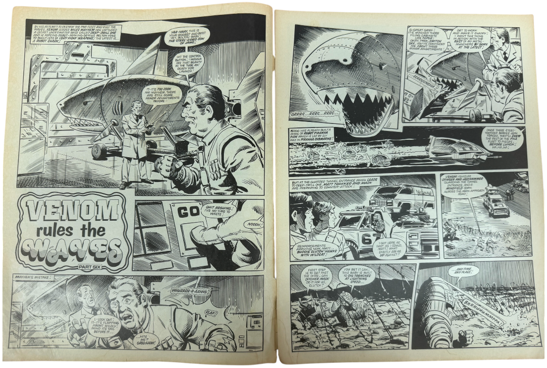 Vintage 1988 Fleetway Publications - Mask Weekly Comic Issue No.60 4th June 1988 - Ex Shop Stock (Grade 4.0)