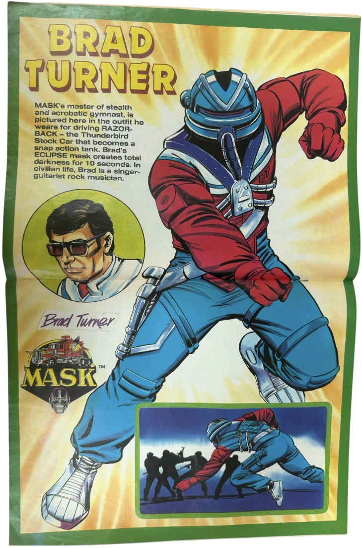 Vintage 1988 Fleetway Publications - Mask Weekly Comic Issue No.60 4th June 1988 - Ex Shop Stock (Grade 4.0)