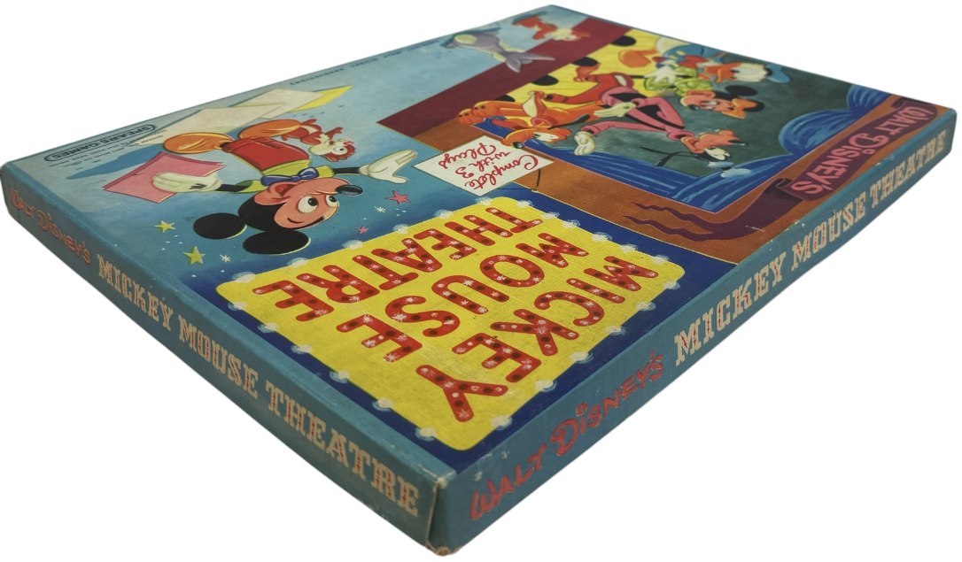 Vintage 1950's Spears Games - Mickey Mouse Theatre - In The Original Box With letter From Richard Spear
