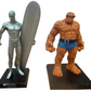 Vintage 2005/6/7 Eaglemoss Classic Marvel Figurine Collection Set Of 4 - The Thing, Silver Surfer, Mr Fantastic &amp; The Invisible Woman
