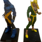 Vintage 2005/6/7 Eaglemoss Classic Marvel Figurine Collection Set Of 4 - Wolverine, Beast, Cyclops & Iron Fist