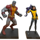 Vintage 2006/7 Eaglemoss Classic Marvel Figurine Collection Set Of 4 - Emma Frost, Black Panther, Shadow Cat, and Colossus