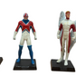 Vintage 2006/7 Eaglemoss Classic Marvel Figurine Collection Set Of 4 - The Punisher, Captain Britain, Angel &amp; Thanos