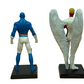 Vintage 2006/7 Eaglemoss Classic Marvel Figurine Collection Set Of 4 - The Punisher, Captain Britain, Angel &amp; Thanos