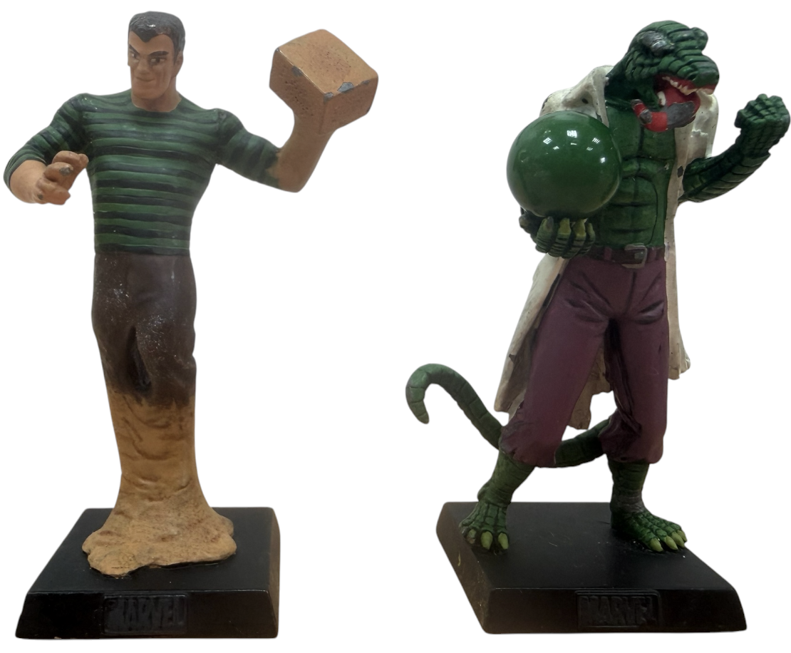 Vintage 2005/6/7 Eaglemoss Classic Marvel Figurine Collection Set Of 4 - Dr Octopus, Green Goblin, Sandman &amp; The Lizard