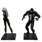 Vintage 2006/7 Eaglemoss Classic Marvel Figurine Collection Set Of 4 - Black Cat, Kraven, Venom &amp; Medusa