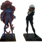 Vintage 2006/7 Eaglemoss Classic Marvel Figurine Collection Set Of 4 - Black Cat, Kraven, Venom &amp; Medusa