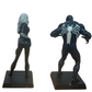 Vintage 2006/7 Eaglemoss Classic Marvel Figurine Collection Set Of 4 - Black Cat, Kraven, Venom &amp; Medusa