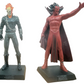 Vintage 2006/7 Eaglemoss Classic Marvel Figurine Collection Set Of 4 - Blade, Ghost Rider, Mephisto &amp; Nova