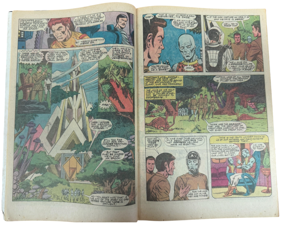 Vintage 1980 Marvel Comics - Star Trek Comic Issue No.8 November 1980 - Ex Shop Stock (Grade 6.5)