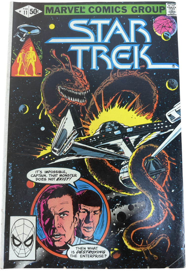 Vintage 1981 Marvel Comics - Star Trek Comic Issue No.11 February 1981 - Ex Shop Stock (Grade 6.5)