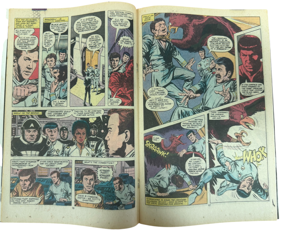 Vintage 1981 Marvel Comics - Star Trek Comic Issue No.11 February 1981 - Ex Shop Stock (Grade 6.5)
