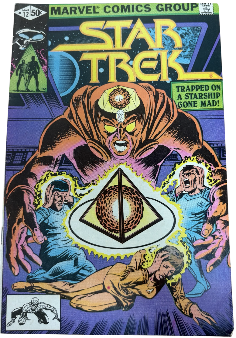 Vintage 1981 Marvel Comics - Star Trek Comic Issue No.12 March 1981 - Ex Shop Stock (Grade 6.0)