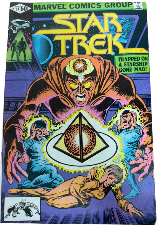 Vintage 1981 Marvel Comics - Star Trek Comic Issue No.12 March 1981 - Ex Shop Stock (Grade 6.0)