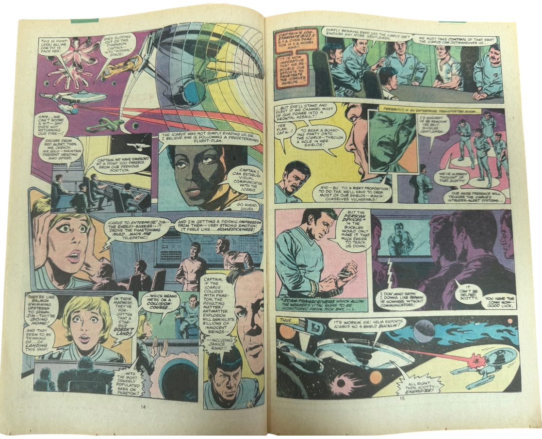 Vintage 1981 Marvel Comics - Star Trek Comic Issue No.12 March 1981 - Ex Shop Stock (Grade 6.0)