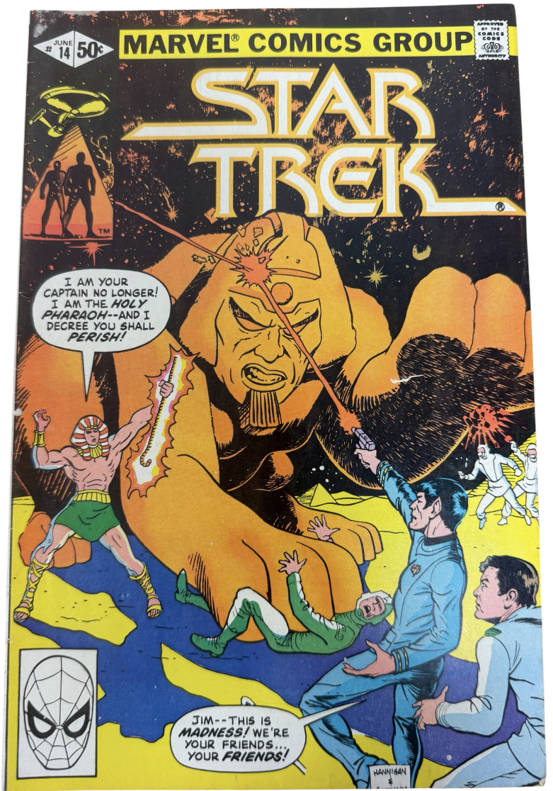 Vintage 1981 Marvel Comics - Star Trek Comic Issue No.14 June 1981 - Ex Shop Stock (Grade 5.0)