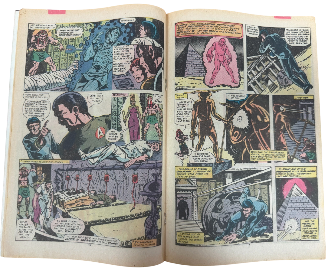 Vintage 1981 Marvel Comics - Star Trek Comic Issue No.14 June 1981 - Ex Shop Stock (Grade 5.0)