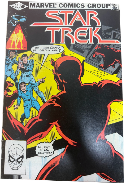Vintage 1981 Marvel Comics - Star Trek Comic Issue No.15 August 1981 - Ex Shop Stock (Grade 6.5)
