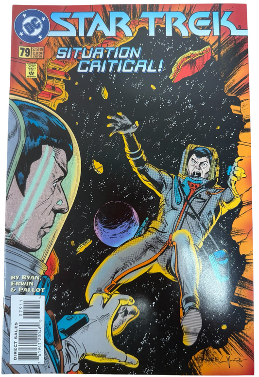 Vintage 1996 DC Comics - Star Trek Comic Issue No.79 January 1996 - Ex Shop Stock (Grade 9.2)