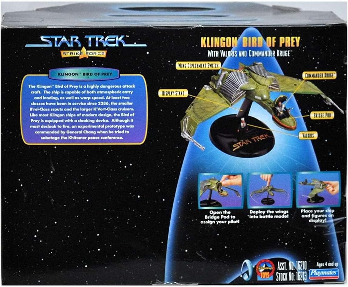 Star Trek Klingon Bird of Prey Strike Force 1997 Limited Edition