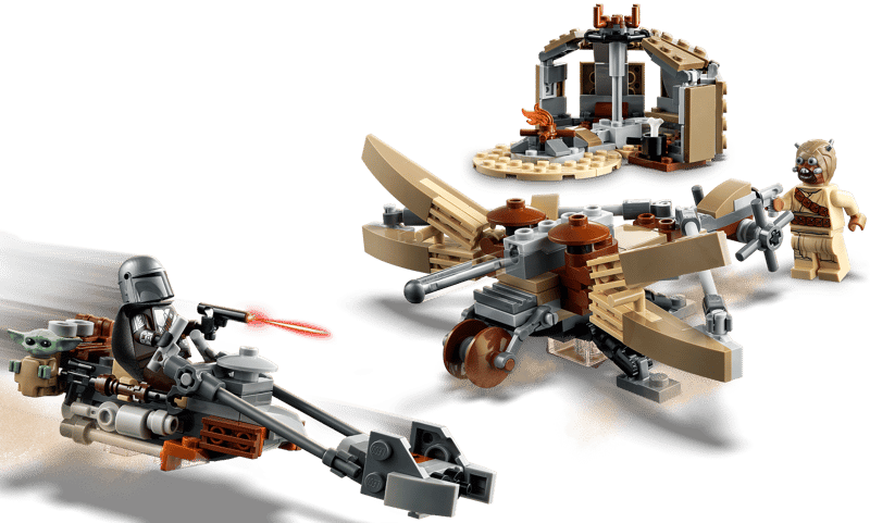 Disney / Lego 2021 Star Wars The Mandalorian - Trouble On Tatooine - Building Blocks Retired Construction Set Number 75299 - Brand New Factory Sealed Ex Shop Stock