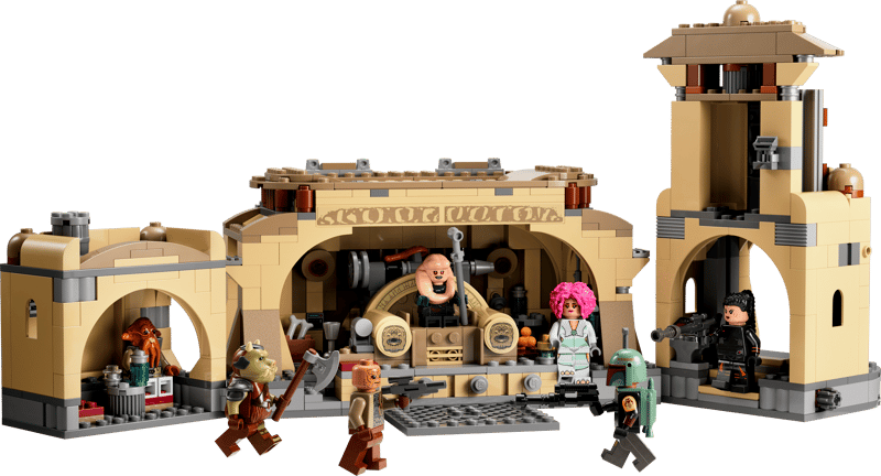 Disney / Lego 2022 Star Wars Boba Fett's Throne Room - Building Blocks Retired Construction Set Number 75326 - Brand New Factory Sealed