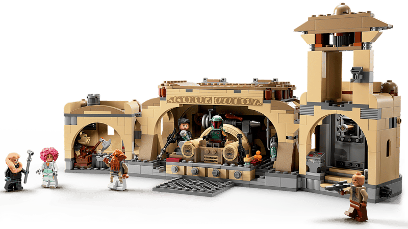 Disney / Lego 2022 Star Wars Boba Fett's Throne Room - Building Blocks Retired Construction Set Number 75326 - Brand New Factory Sealed