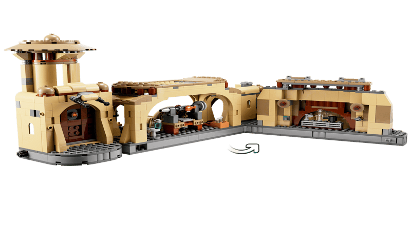Disney / Lego 2022 Star Wars Boba Fett's Throne Room - Building Blocks Retired Construction Set Number 75326 - Brand New Factory Sealed
