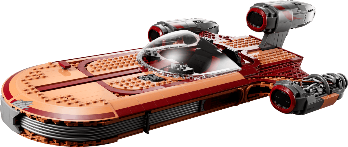 Disney / Lego 2022 Star Wars Ultimate Collectors Series - Luke Skywalkers Landspeeder - Building Blocks Retired Construction Set Number 75341 - Brand New Factory Sealed Ex Shop Stock