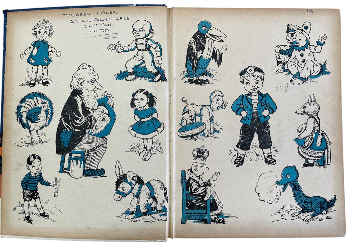 Vintage 1960 The Torchy Gift Book - A Daily Mirror Book By Roberta Leigh - (Gerry Anderson Produced) Very Good Condition