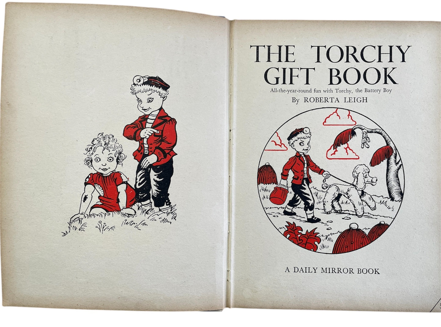 Vintage 1960 The Torchy Gift Book - A Daily Mirror Book By Roberta Leigh - (Gerry Anderson Produced) Very Good Condition