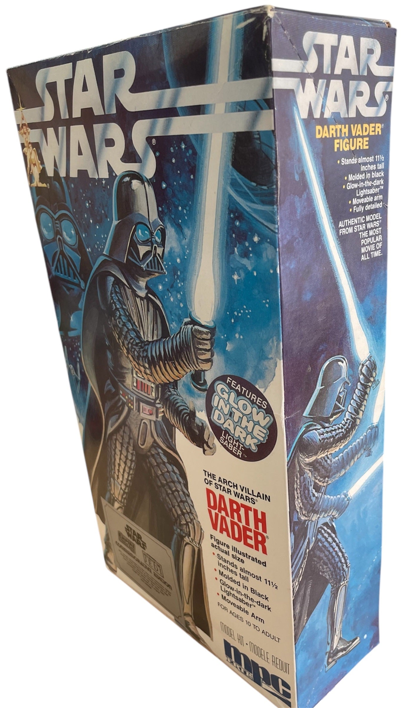 Vintage AMT/ERTL 1992 Star Wars The Original Trilogy Commemorative Edition - The Arch Villain Darth Vader Scale Model Kit - Fully Built Former Shop Display Model - With The Original Box