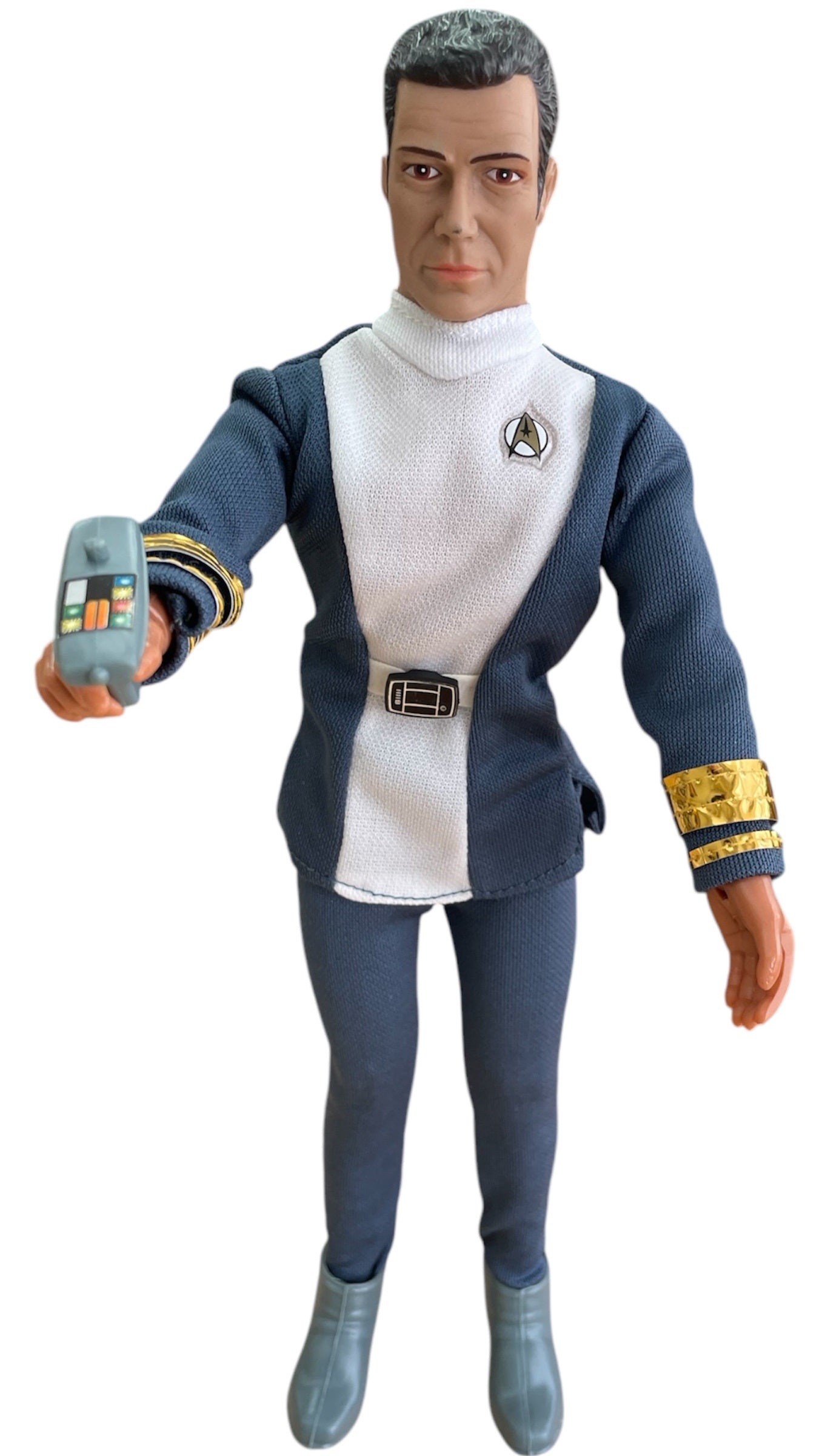 Vintage Mego 1979 Star Trek The Motion Picture 12 inch Captain / Admiral Kirk Action Figure - Nr Mint Condition - Former Shop Counter Display Figure