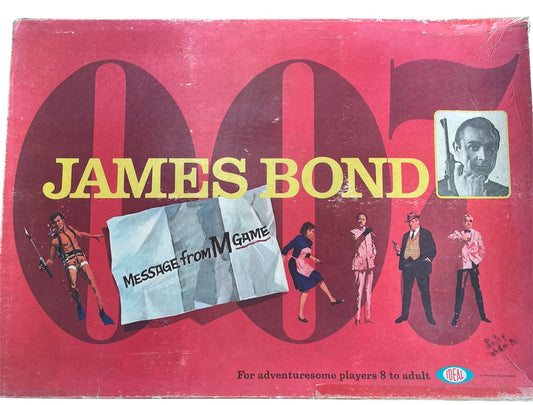 Vintage Ideal 1966 The James Bond 007 Message From M Table Top Game - Fantastic Condition - In The Original Box