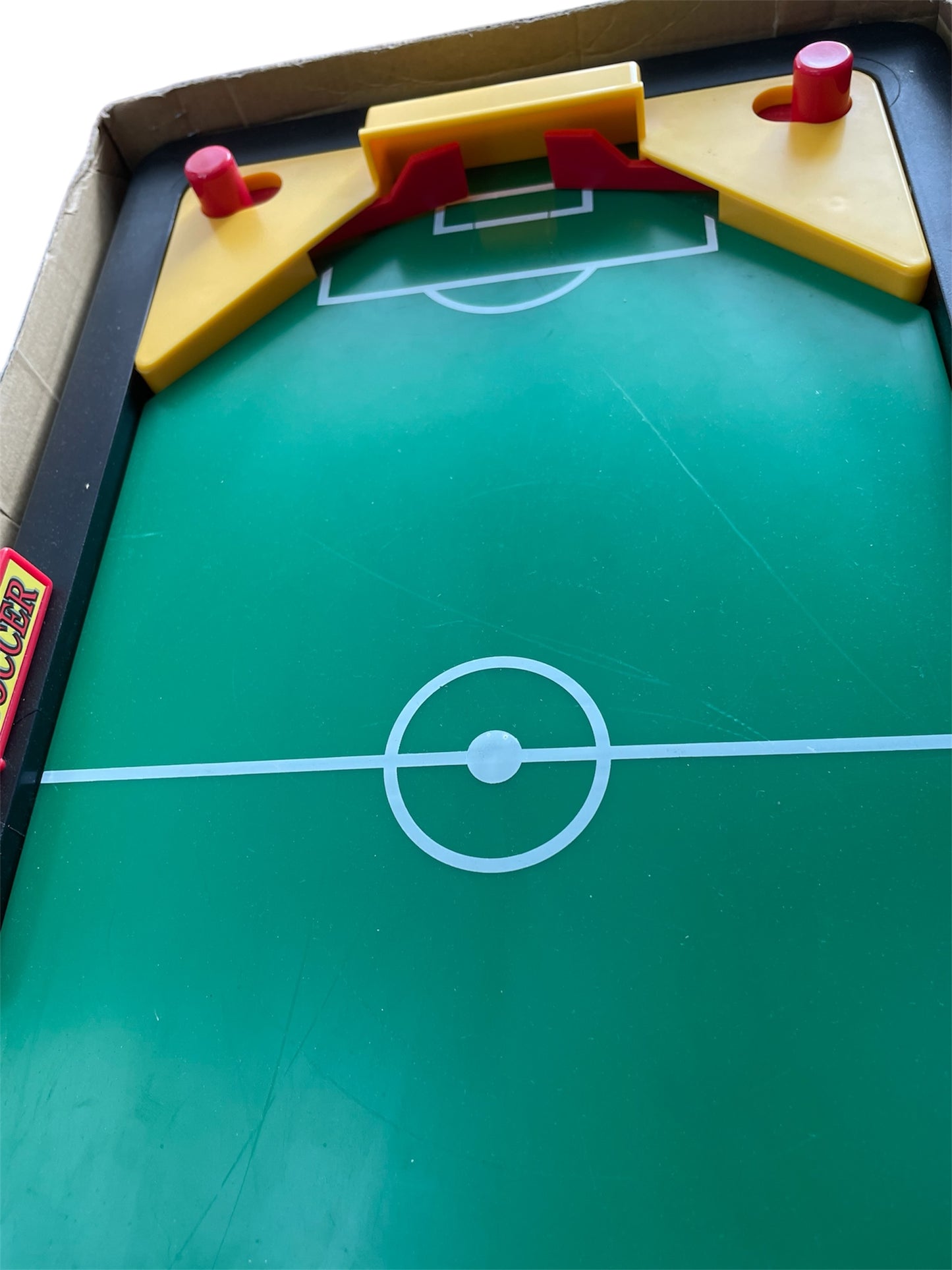 Vintage Cad Valley 1980's - Shooting Soccer Board Game - Fantastic Condition 100% Complete In The Original Box