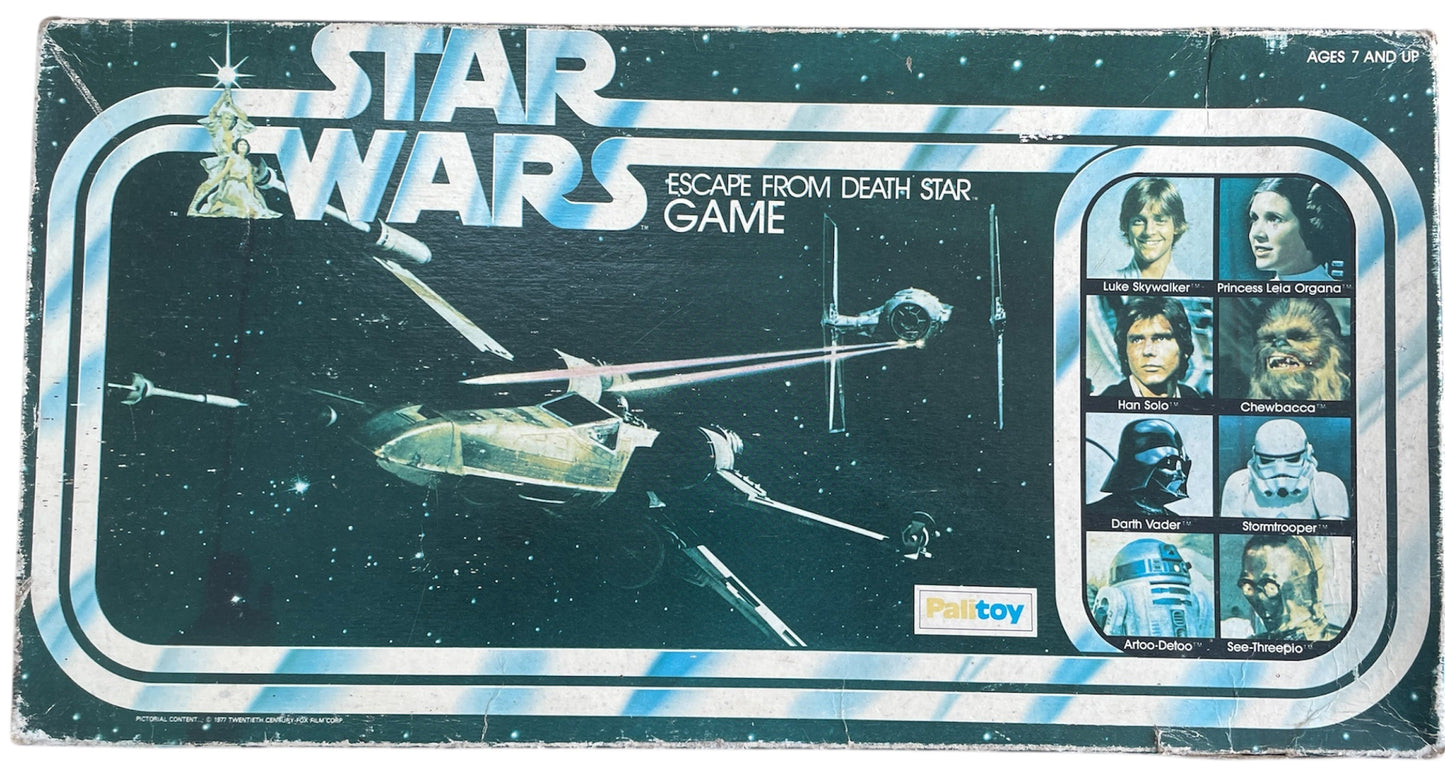 Vintage Palitoy 1977 Star Wars Escape From The Death Star Board Game - Fantastic Condition Complete In The Original Box