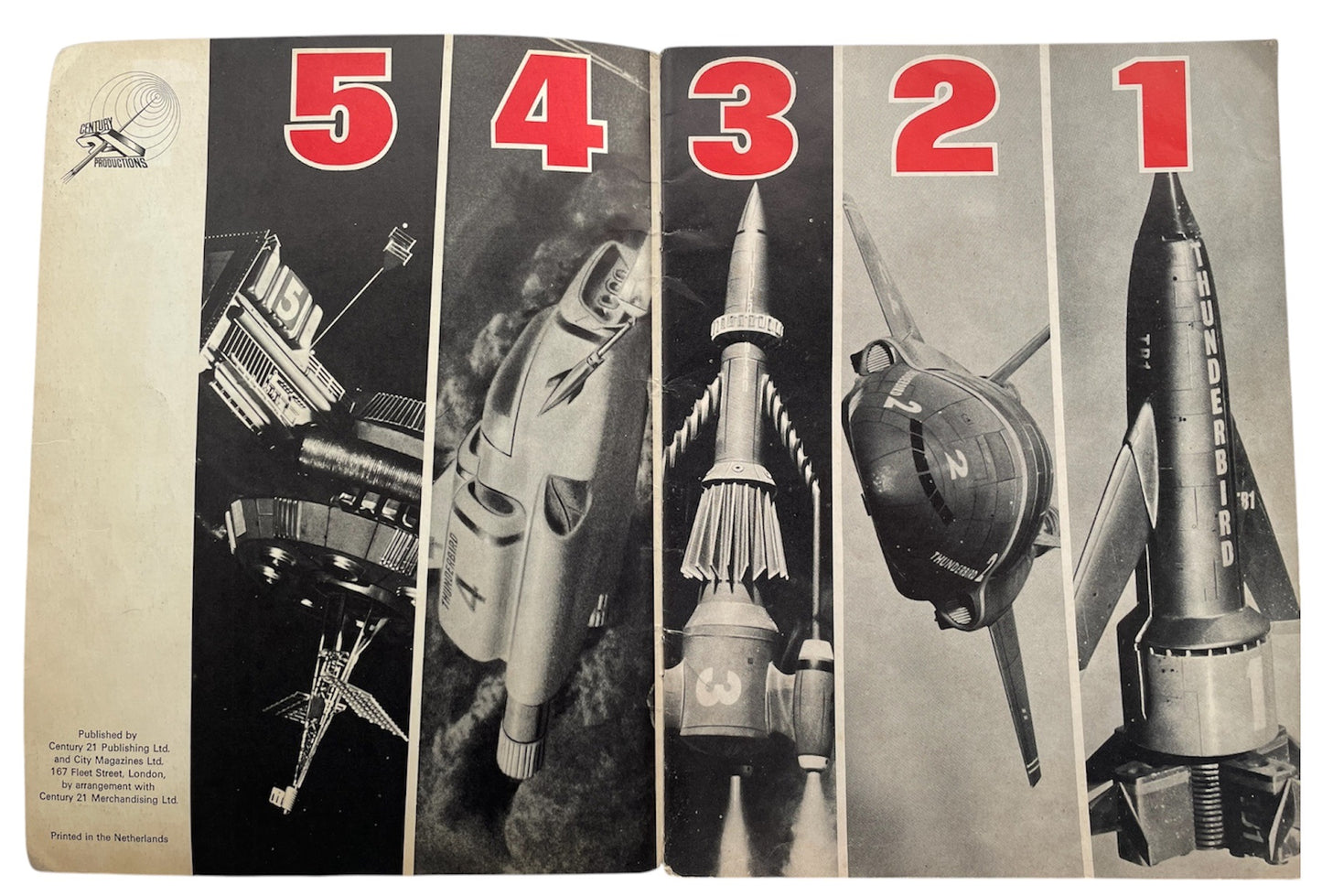Vintage TV Century 21 Special 1966 Gerry Andersons Thunderbirds Are Go-The Movie - A Century 21 Paperback Book - Fantastic Condition