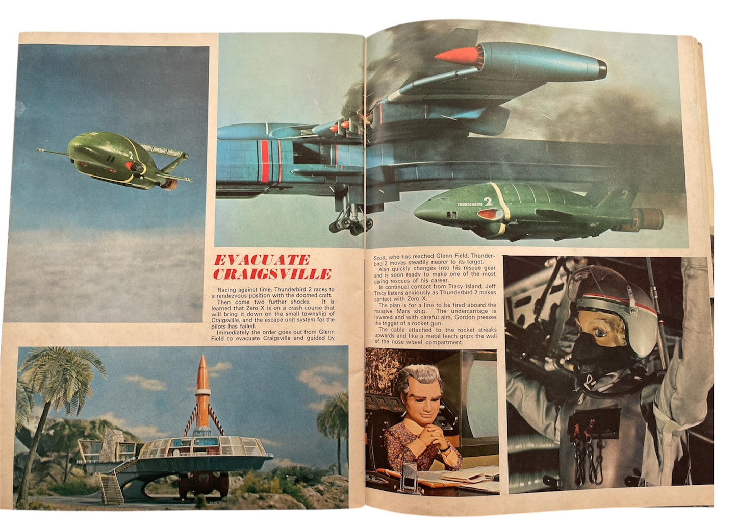 Vintage TV Century 21 Special 1966 Gerry Andersons Thunderbirds Are Go-The Movie - A Century 21 Paperback Book - Fantastic Condition