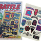 Vintage 1975 Battle Picture Weekly Boys Comic Issue No. 1 - The Fantastic First Issue With Free World War II Combat Stickers Gift - Former Shop Stock