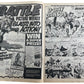 Vintage 1975 Battle Picture Weekly Boys Comic Issue No. 1 - The Fantastic First Issue With Free World War II Combat Stickers Gift - Former Shop Stock