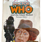 Vintage 1980 Junior Doctor Dr Who And The Giant Robot - Target Paperback Book By Terrance Dicks