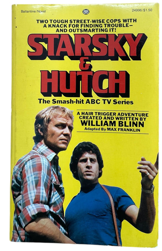 Vintage 1976 Starsky And Hutch No. 1 Paperback Book - Based On The Hit TV Series - Near Mint Condition - Ex Shop Stock (Copy)