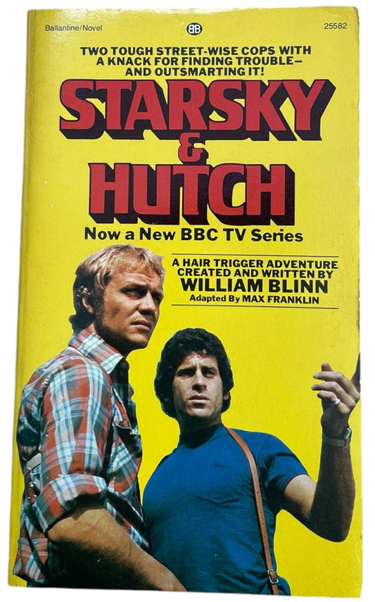 Vintage 1976 Starsky And Hutch No. 1 Paperback Book - Based On The Hit TV Series - Near Mint Condition - Ex Shop Stock