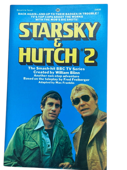 Vintage 1976 Starsky And Hutch No. 2 Paperback Book - Kill Huggy Bear - Based On The Hit TV Series - Near Mint Condition - Ex Shop Stock