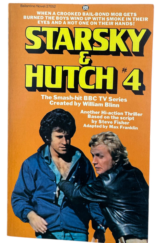 Vintage 1977 Starsky And Hutch No. 4 Paperback Book - Bounty Hunter - Based On The Hit TV Series - Near Mint Condition - Ex Shop Stock