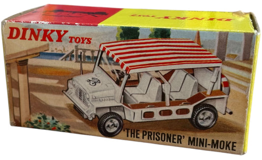 Vintage 1967 Dinky Toys The Prisoner Mini-Moke Diecast Model vehicle No. 106 - Fantastic Condition Very Rare Item - In The Original Box- In The Original Box
