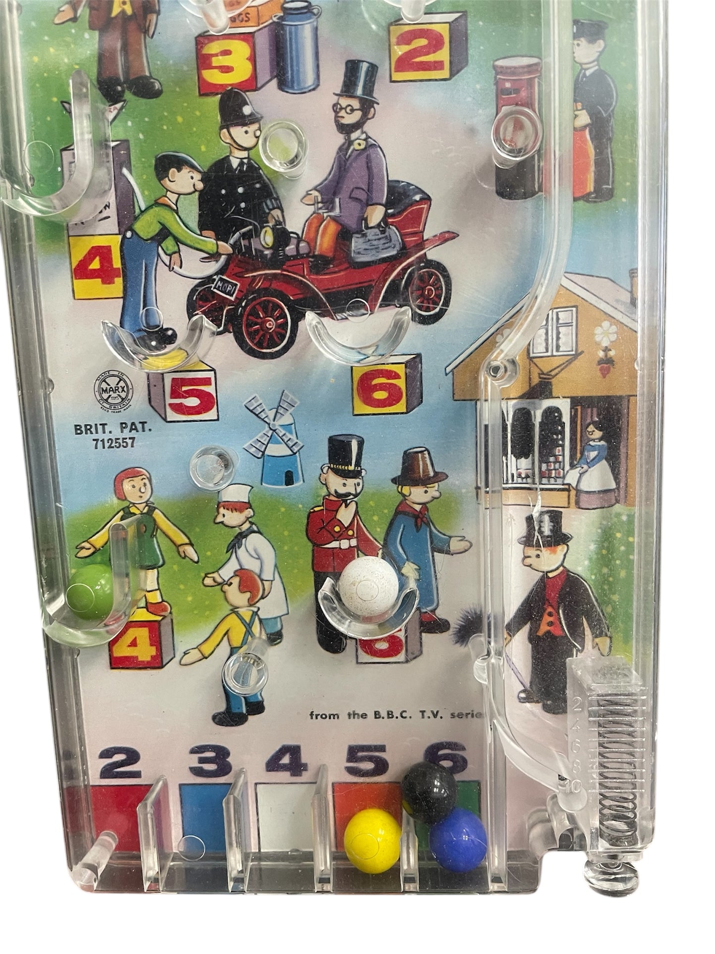 Vintage Louis Marx 1960's Gordon Murrays Camberwick Green Bagatelle Pin Ball Game - Fantastic Condition In Full Working Order