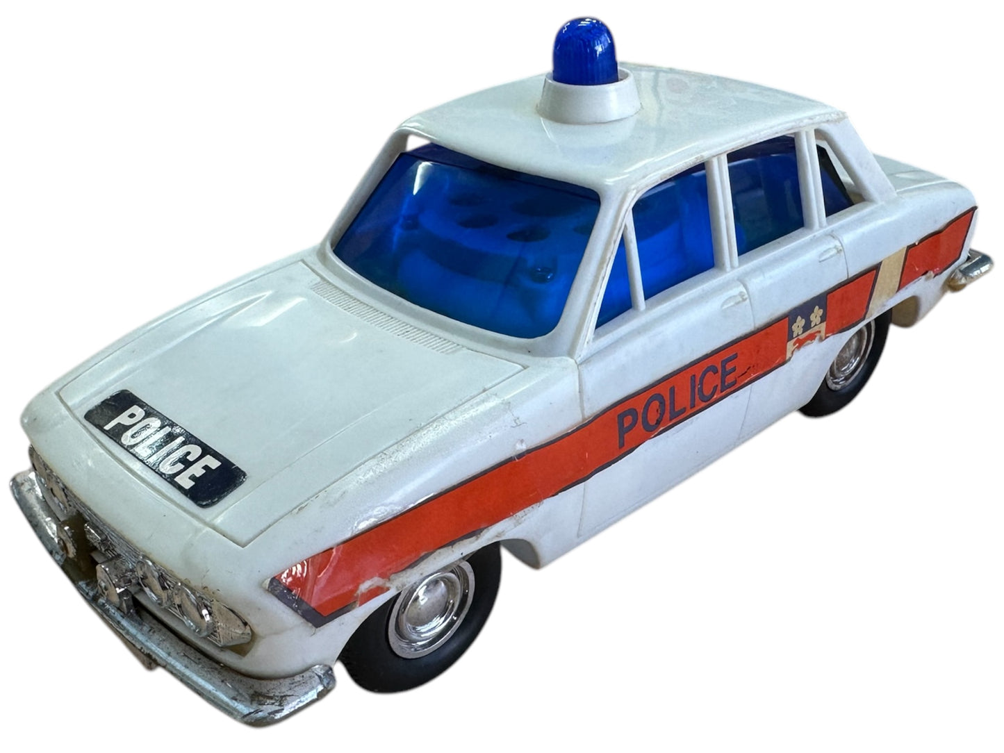 Vintage 1973 Palitoy Bradgate Z Cars Talking Z Victor 4 Triumph 2500 Police Car Battery Operated Fully Working & Complete In The Original Box