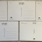 Vintage 1997 Star Trek The Next Generation First Contact Set Of 5 x Individual Postcards By Filmwelt Berlin - Unsold Shop Stock